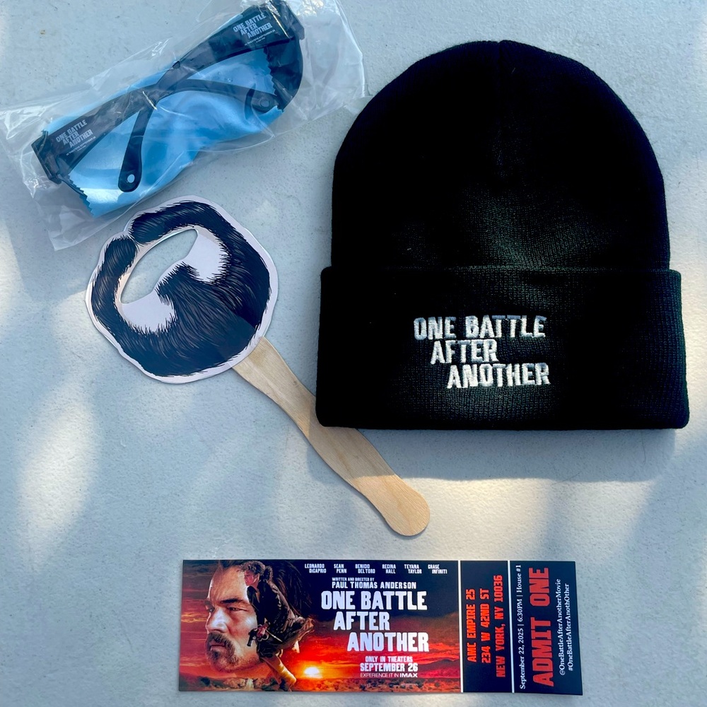 One battle after another screening set